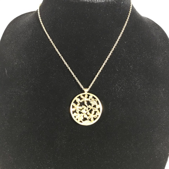 Liz & Co Necklace & Earrings Set French Hook Gold - Picture 5 of 8